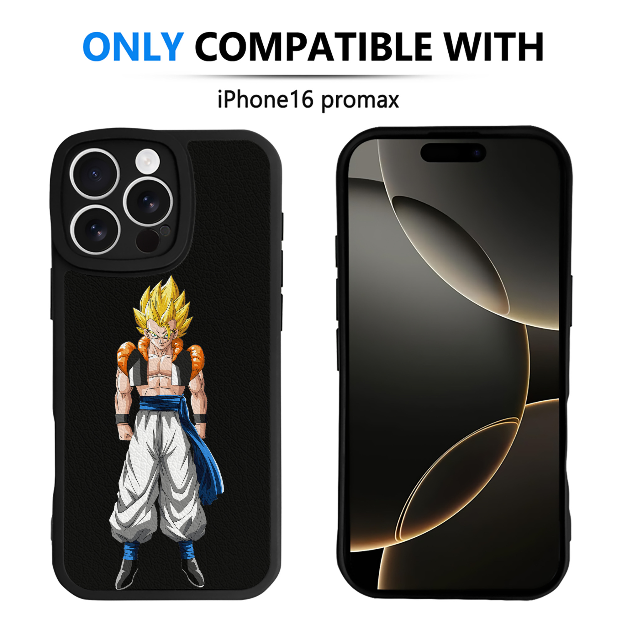 （画像用） ドラゴンボール ベジータ四世（Bejīta Yonsei）DRAGON BALL Vegeta IV 【iPhone 16シリーズ対応】シリコンスマホケース（レザー調） 材質：シリコン